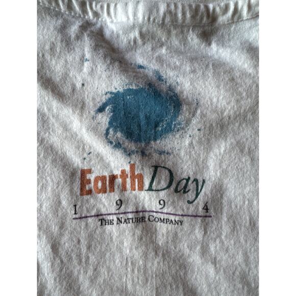 Vintage ‘94 Earth Day The Nature Company White Single Stitch M/L Nature Tee - Picture 5 of 7